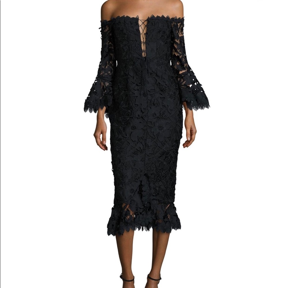 Nicholas The Label black lace dress size 2